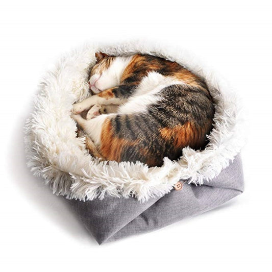 Comfy Fleece Cat Bed